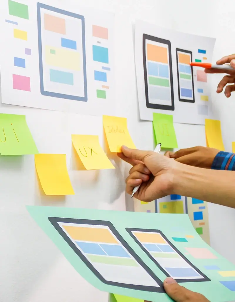 UX UI design for digital marketing agency focused on improving user experience, reducing bounce rates, and increasing conversion rates