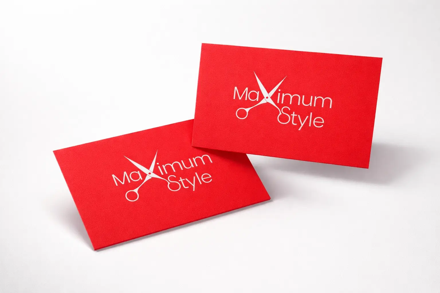  Maximum Style hair salon business card design – modern salon branding